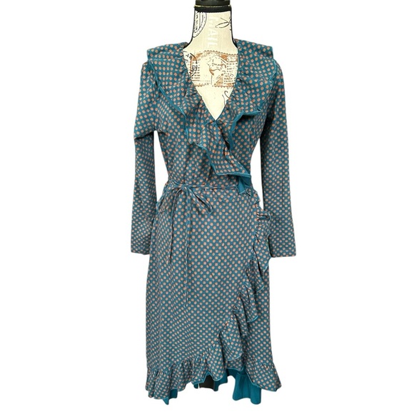 Matilda Jane NWT Reunion Wrap around ruffled dress size medium - Picture 1 of 10